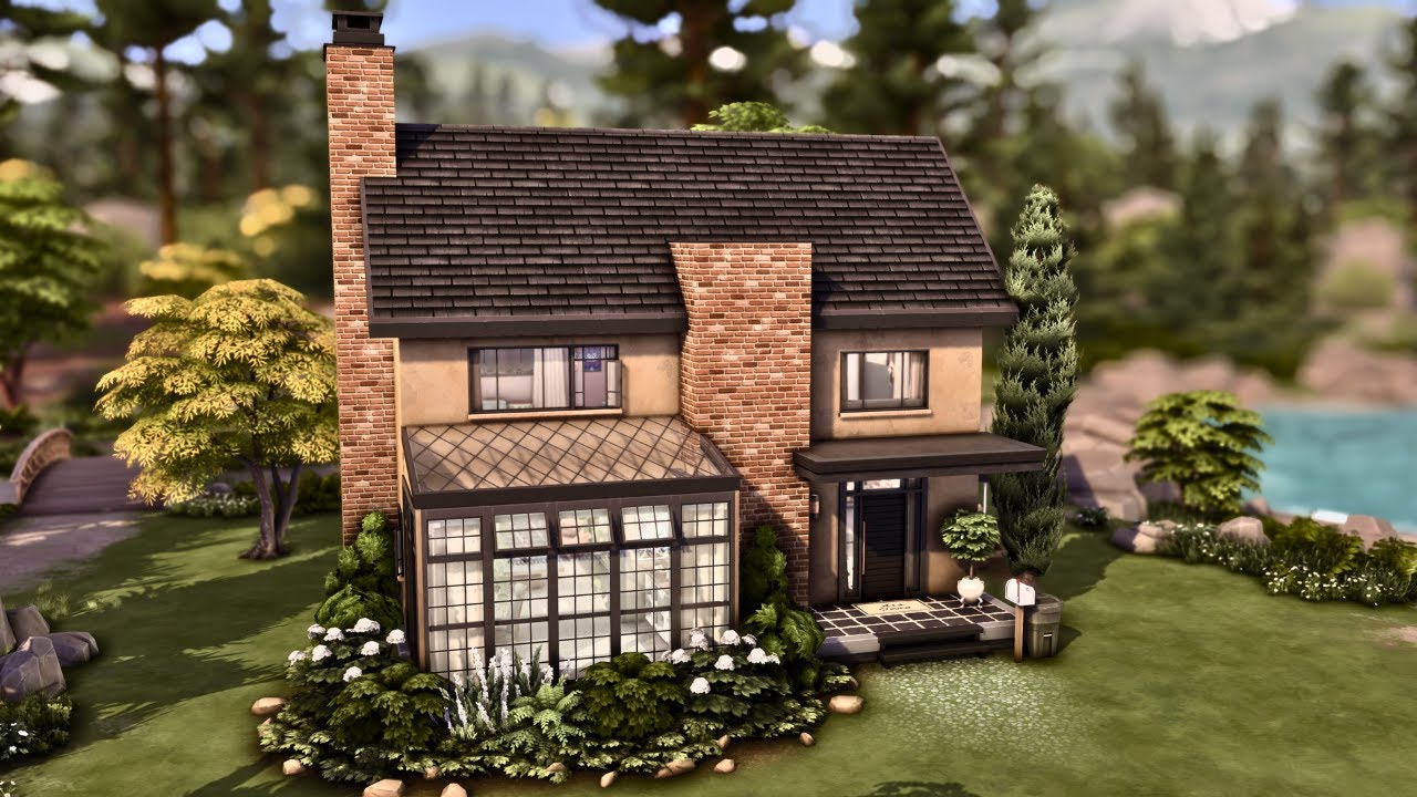 Cozy Gamers House 🎮 With New Kits 👾 The Sims 4 Speed Build | No CC