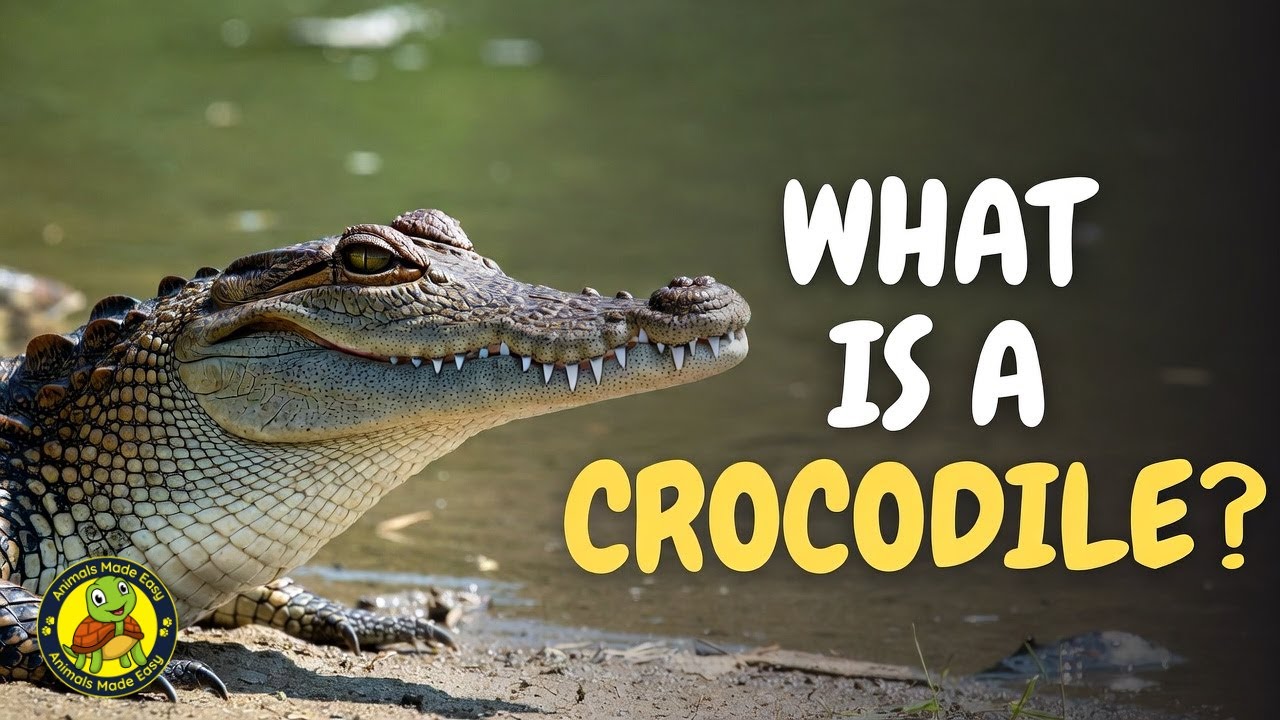 What Is a Crocodile? | Learn About Crocodiles for Kids | Animals Made Easy