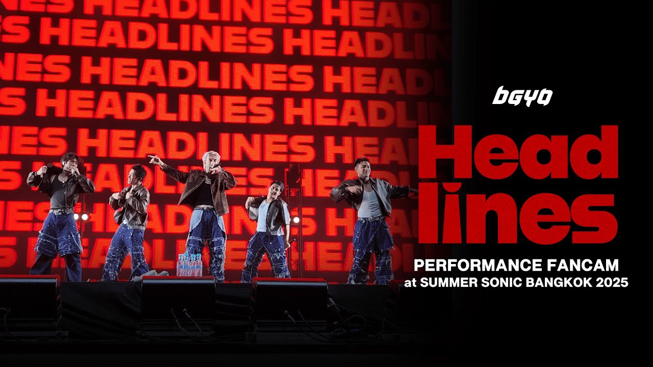 #BGYO | ‘Headlines’ Performance FanCam at Summer Sonic Bangkok 2025