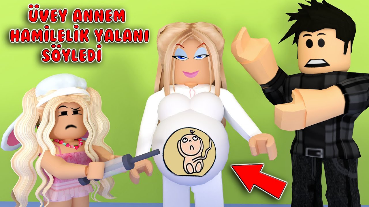 👧 &Uuml;VEY ANNEM HAMİLELİK YALANI S&Ouml;YLEDİ ! YAKALANDI ! 😂🤰🏼| ROBLOX BROOKHAVEN KOMİK HİKAYE ! 👨&zwj;👩&zwj;👧