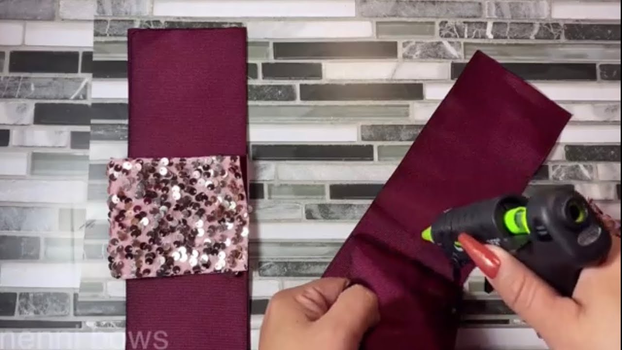 Cómo hacer moños elegantes para niña | Listón de lentejuelas | Elegant Sequin Bow