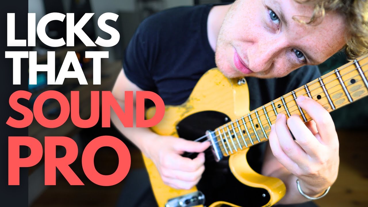 3 Melodic Guitar Licks that make you sound Pro! | Guitar Lesson