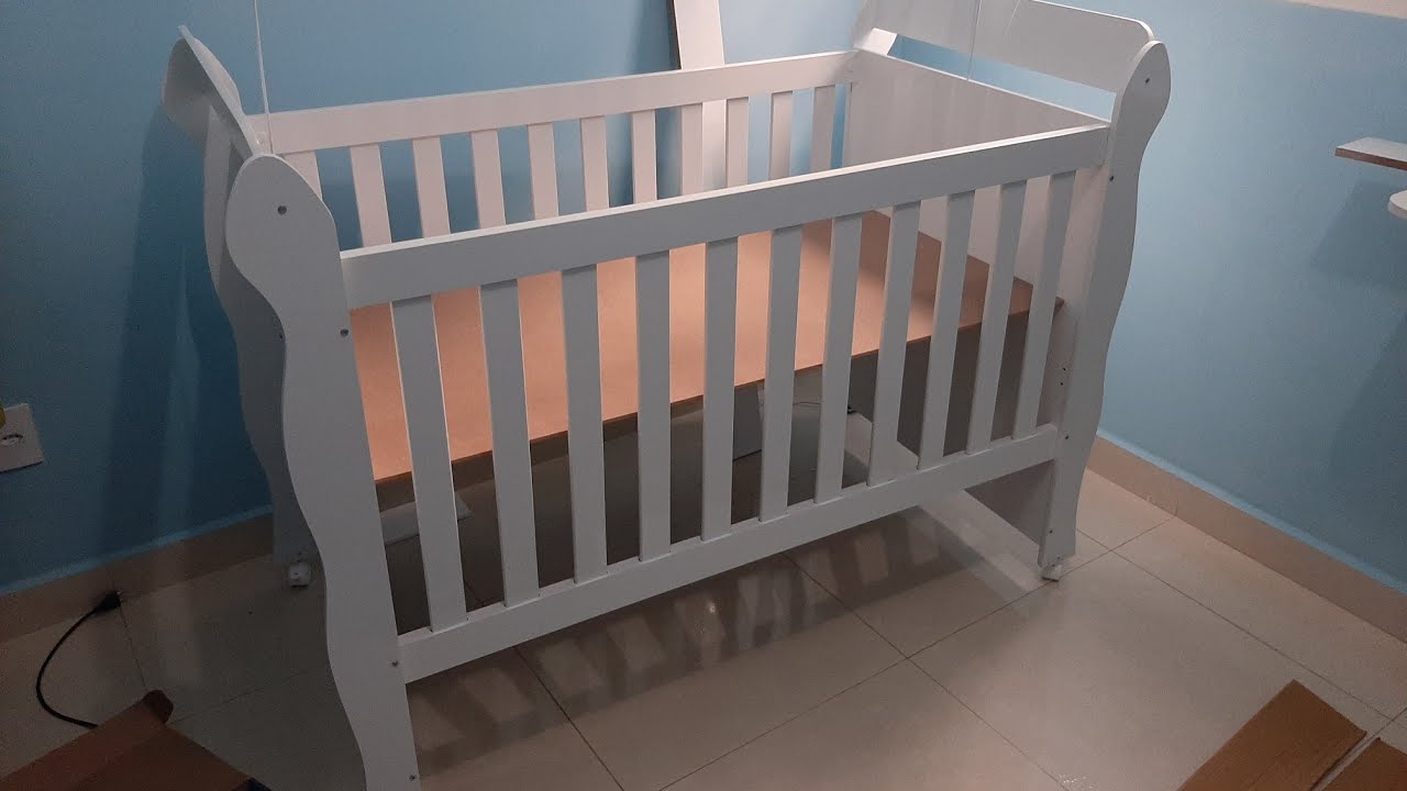 Berço Mirelle - Berço e Mini Cama Mirelle - Berço Americano - Montagem de berço