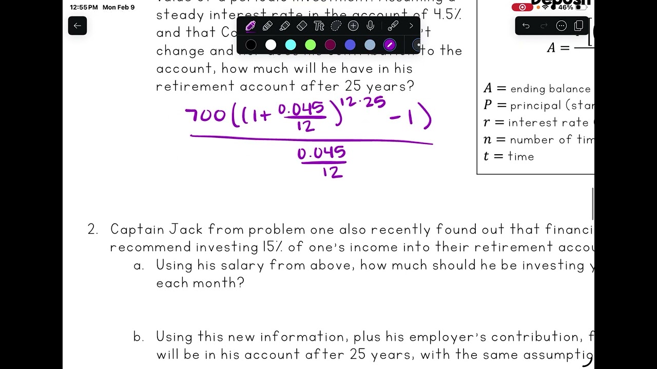 Unit 4 Notes 5: Planning for Retirement