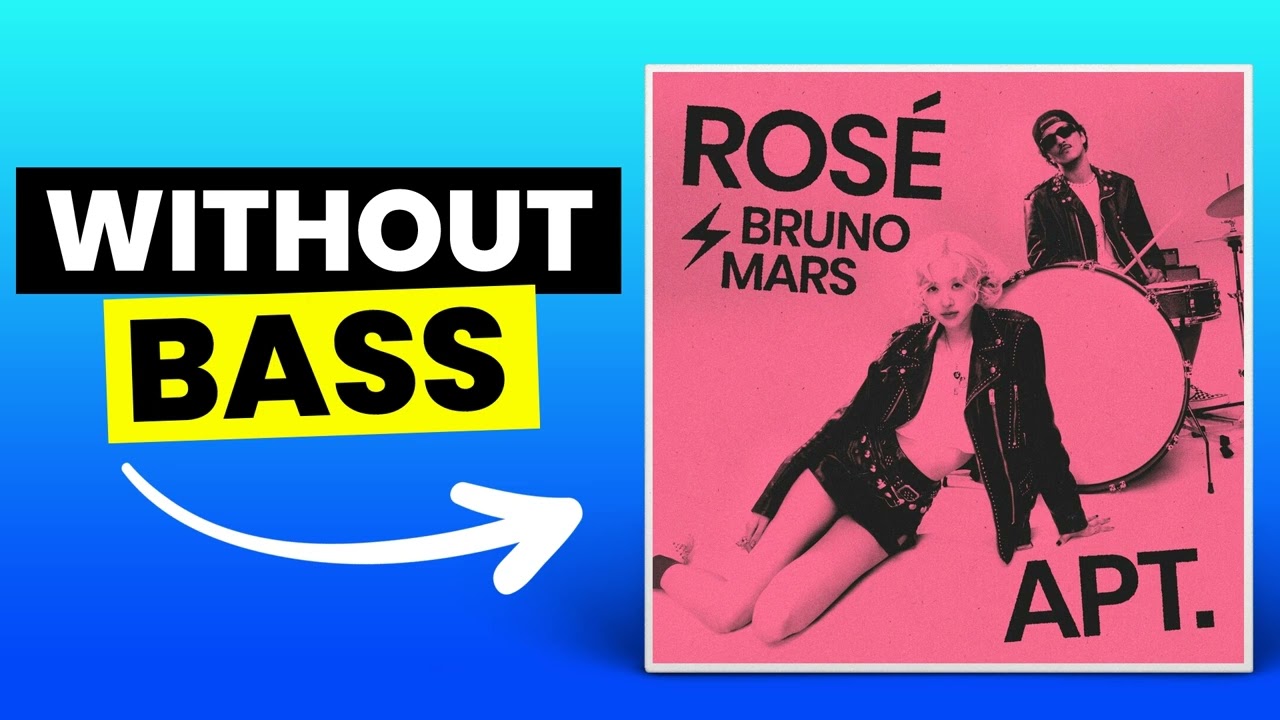 APT. - ROSÉ/Bruno Mars | No Bass (Play Along)