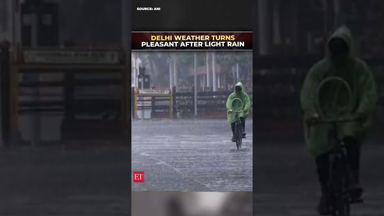 Delhi gets light rain, bringing relief from scorching heat