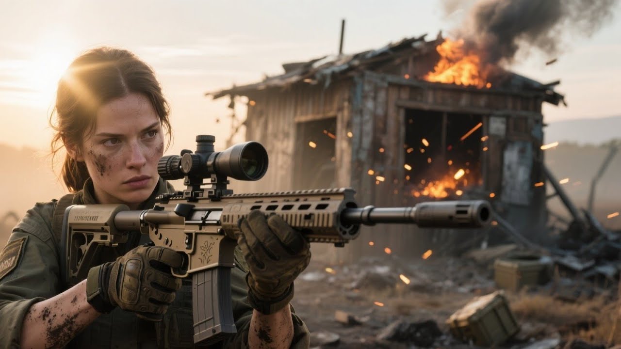 They Burned Her Supply Shack—At Sunrise, the Female Sniper Ended It With One Shot |Emotional Stories