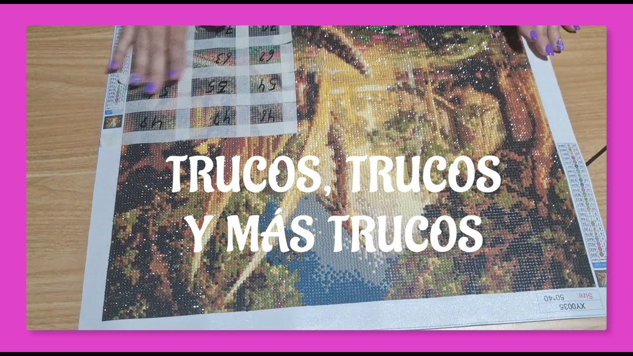 🔴Mas trucos para hacer tus cuadros de diamantes //DIAMONDS PAINTING PICTURES