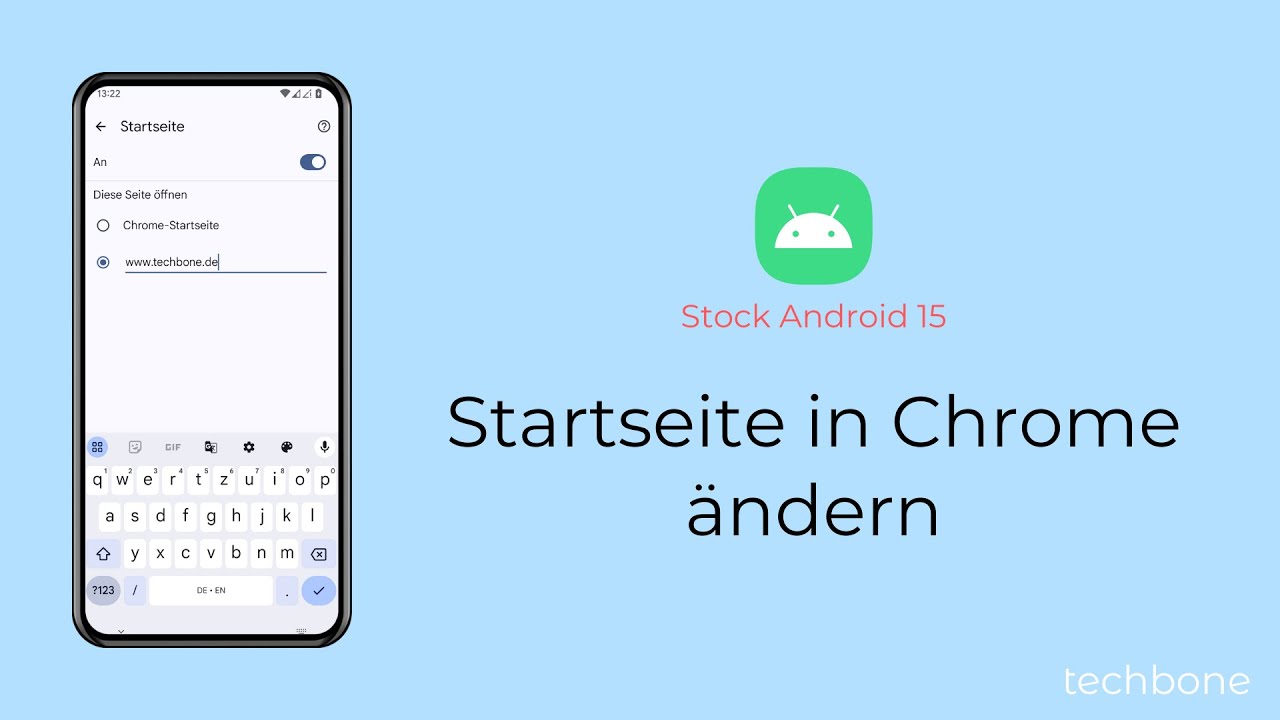 Startseite in Chrome &auml;ndern [Android 15]