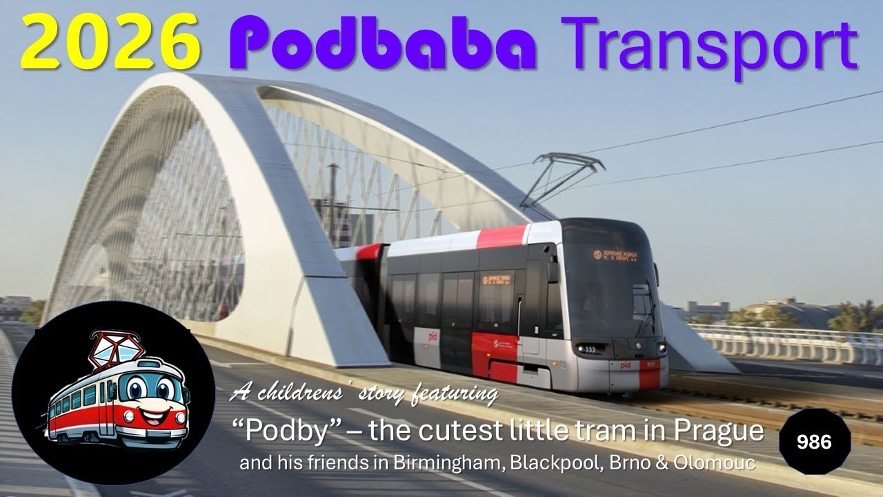986 - A childrens' story about Podby (the cutest little tramcar) & his friends in Europe