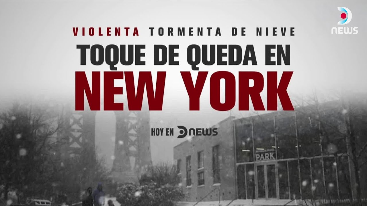 Estados Unidos: Tormenta de nieve, emergencia y toque de queda | DNews