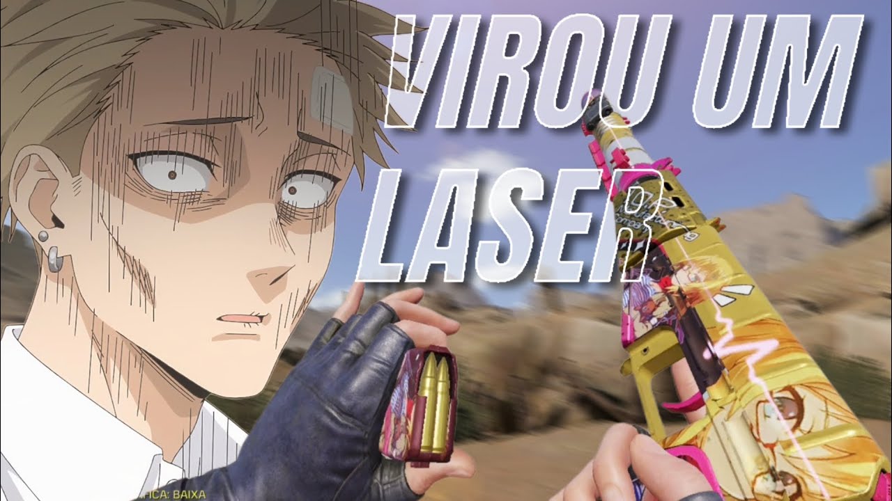 A ASVAL GANHOU UMA SKIN DE ANIME E VIROU UM LASER NO COD MOBILE