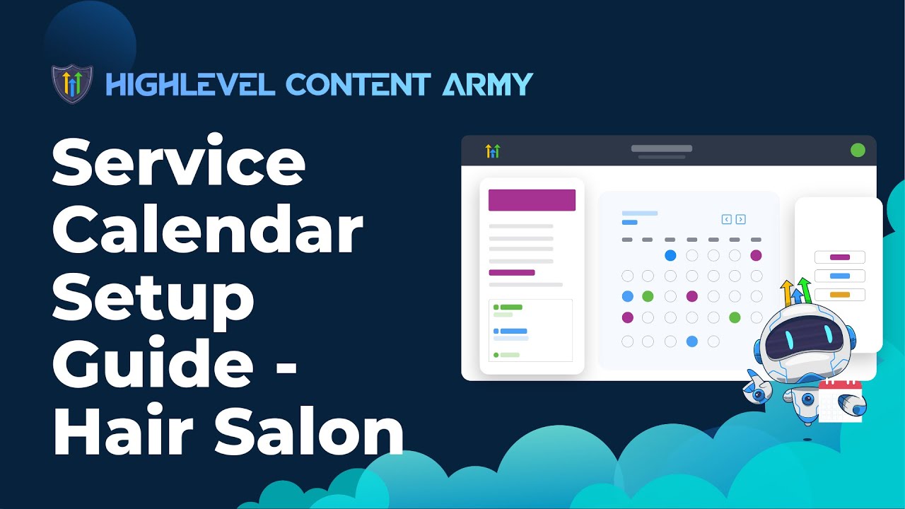 Service Calendar Setup Guide - Hair Salon