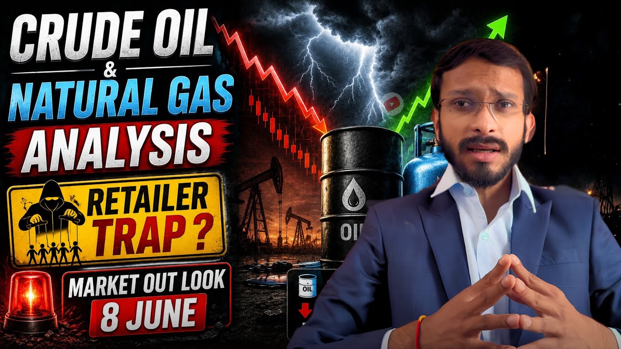 Crude Oil Breakdown? Big Crash Coming? | Market Outlook 08 June 2026 | Technical Analysis |ceasefire