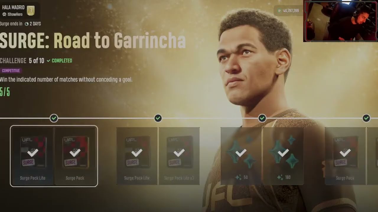 UFL - Finishing Garrincha Challenge Live !