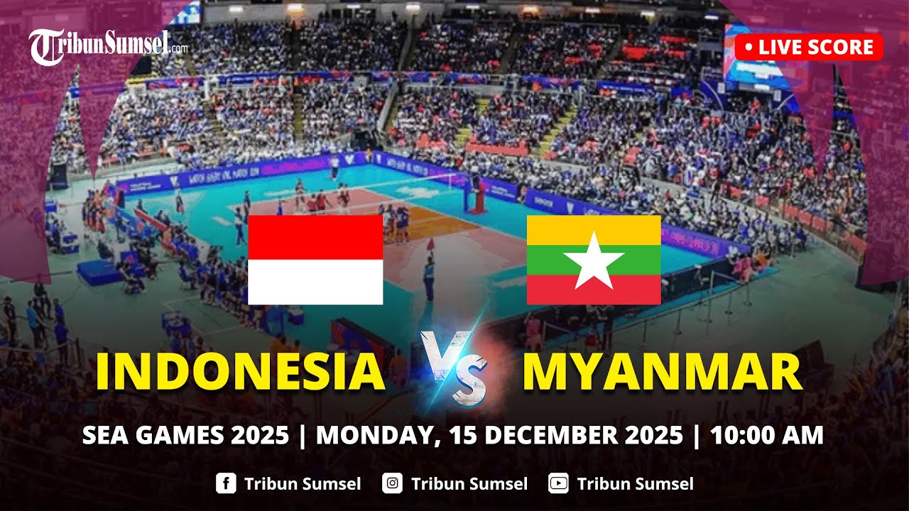 🔴LIVE - INDONESIA VS MYANMAR I SEA Games 2025 Volleyball I LIVE SCORE