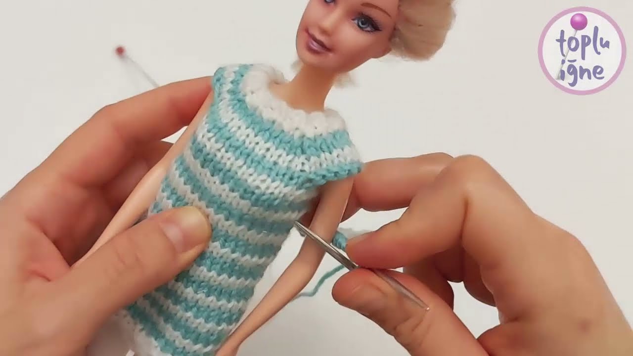 BARBİE BEBEK GİYSİ YAPIMI - Barbie Doll Dress Making