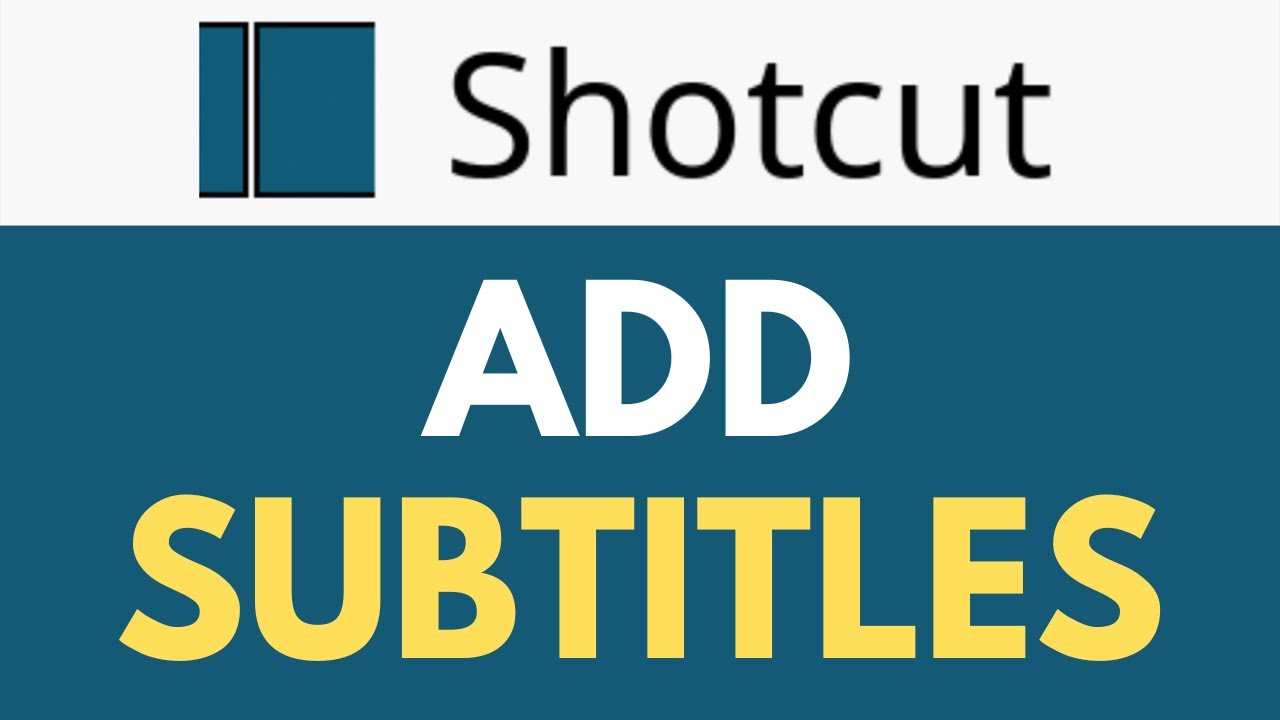 Как добавить субтитры в Shotcut | Добавление и настройка субтитров | Учебное пособие по Shotcut