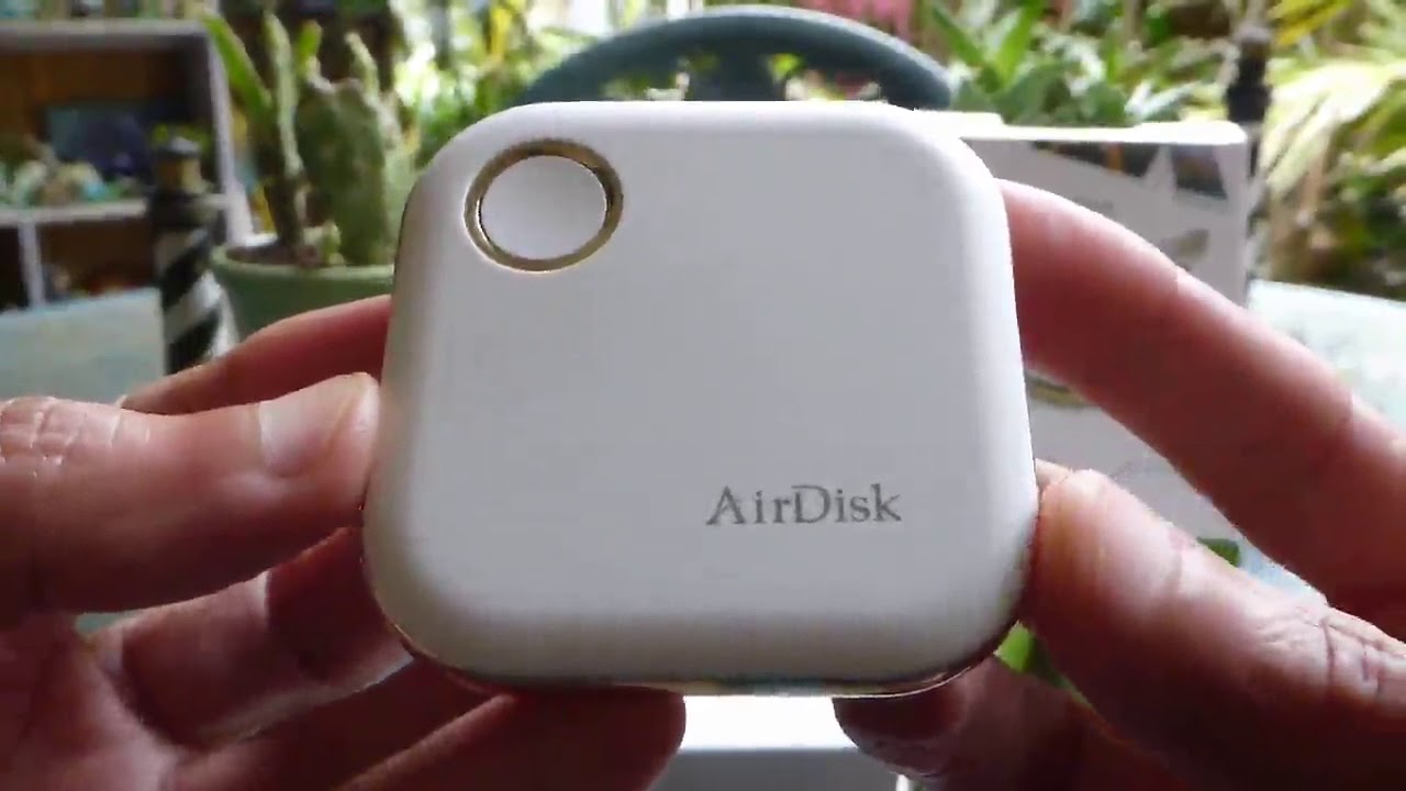 AirDisk Wireless Partable Disk Media Drive, Sleek looking, Solid Connectivity, Fast File Transfer