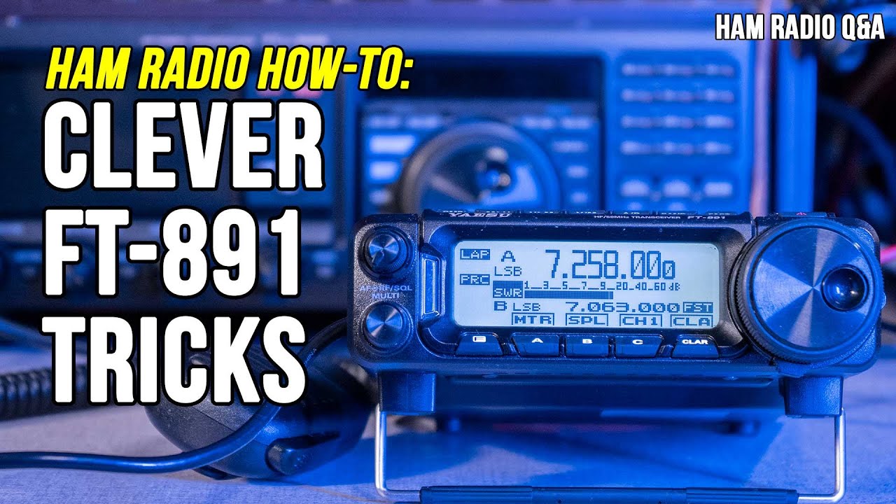 Пять УМНЫХ вещей, о которых вы не знали, что FT-891 умеет #hamradioqa