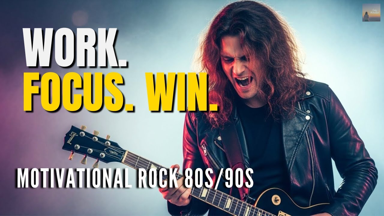 80s/90s Rock: ABSOLUTE FOCUS 🎧 (2H+ Non-Stop) | Motivational