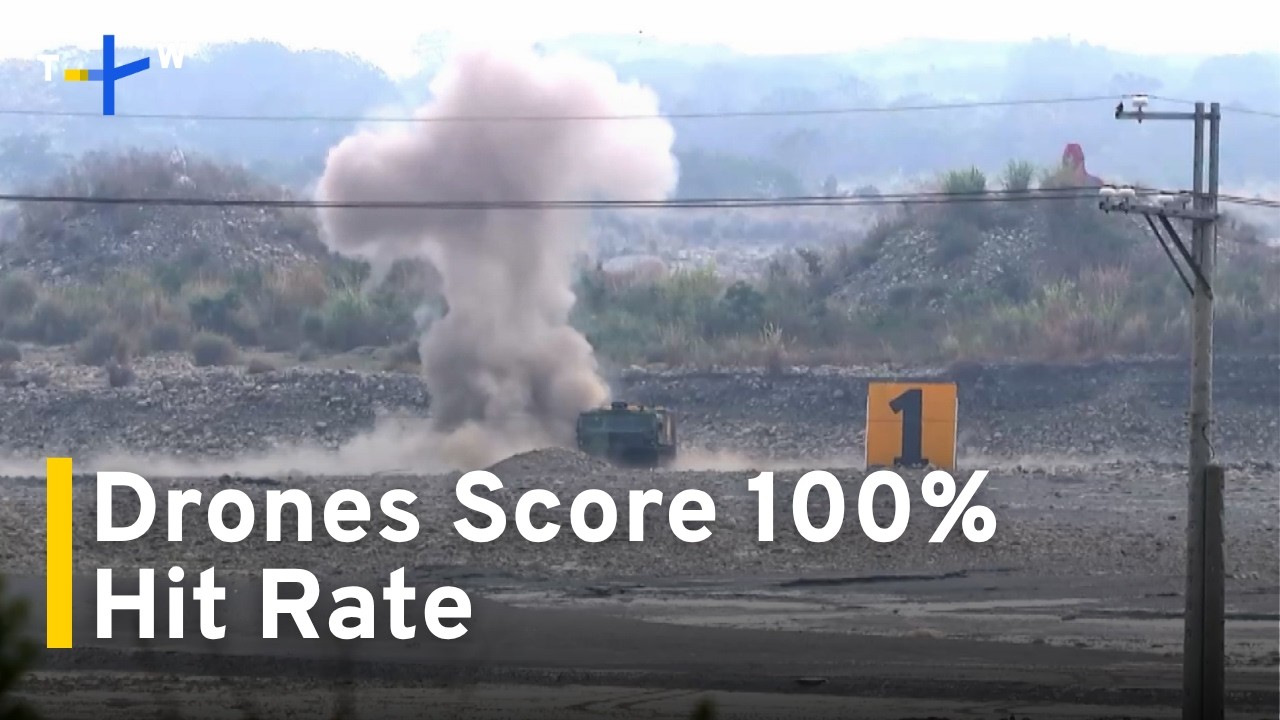Taiwan Tests US-Made Attack Drones in Live-Fire Exercises｜TaiwanPlus News