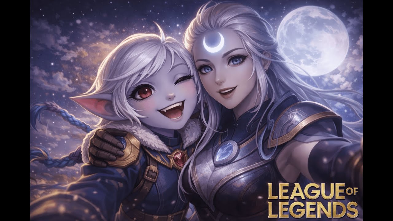 FHD｜60FPS｜VICTORY｜League of Legends｜Tristana and Diana VS Yunara and Lux