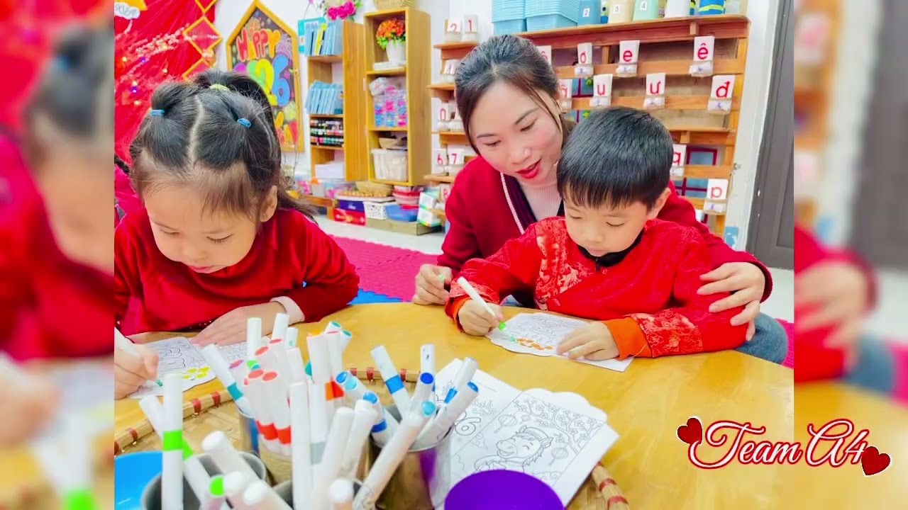 Trải nghiệm tết. Lớp 5t Mầm non Hoàng Hoa Thám