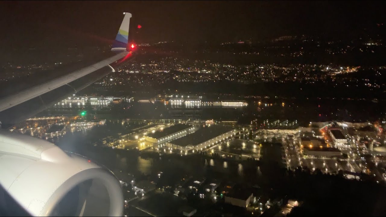 Alaska Airlines (Horizon Air) Embraer 175LR Landing at Seattle-Tacoma International Airport