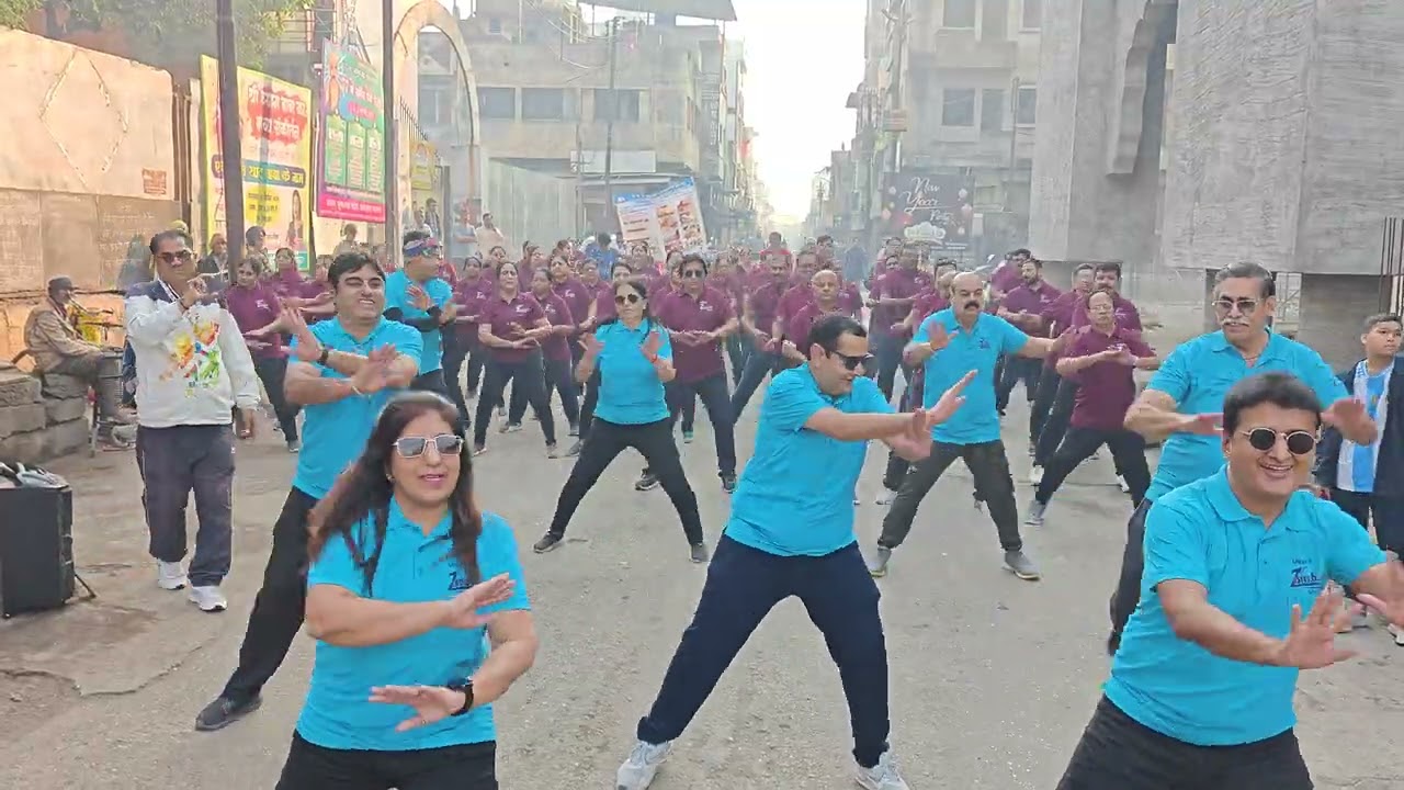 Zumba unique zumba Aerobics at sewa mandal jalgaon #Shrichandadwani