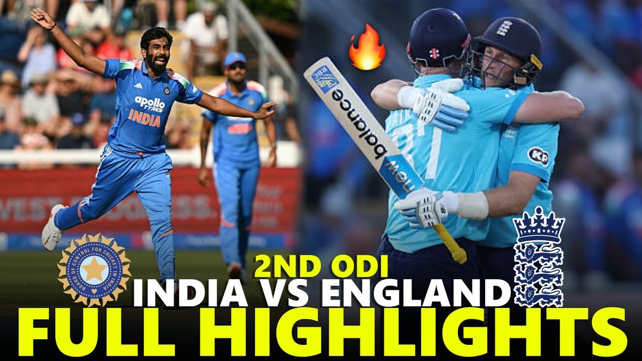 India vs England 2nd ODI Full Highlights 2026 | IND VS ENG