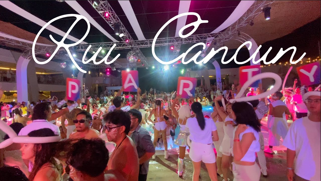 Epic Pool Party at Riu Cancun Hotel – A Day to Remember! 🌊🎉