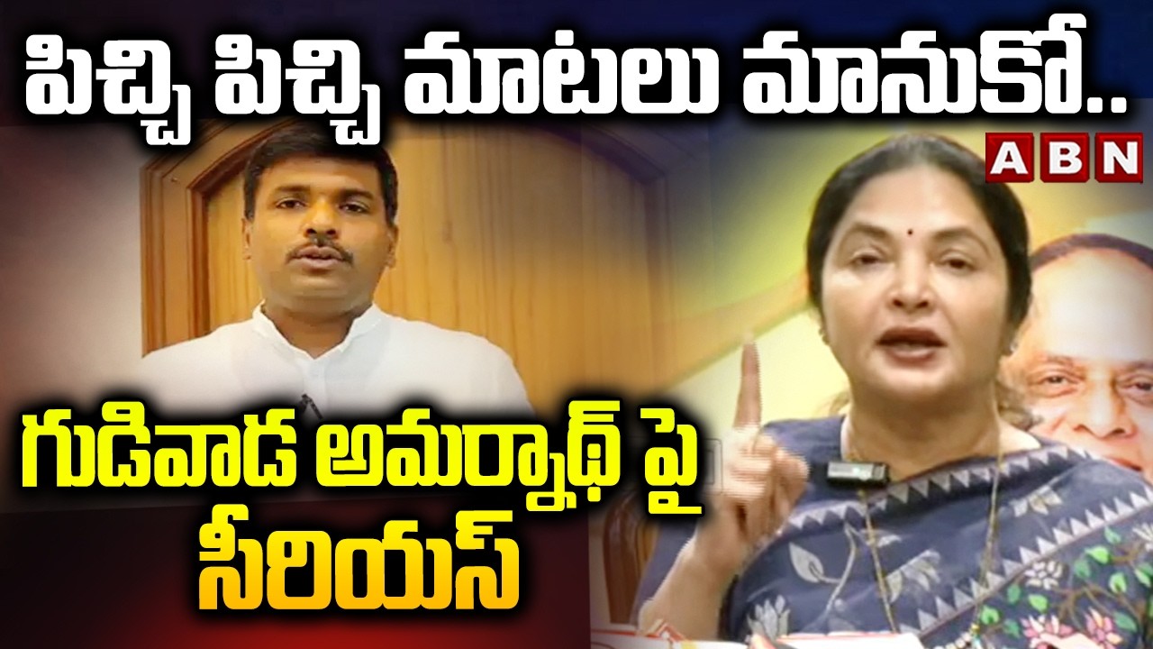 పిచ్చి పిచ్చి మాటలు మానుకో..గుడివాడ అమర్నాథ్ పై సీరియస్ | MLA Vemireddy Prashanthi Reddy Serious