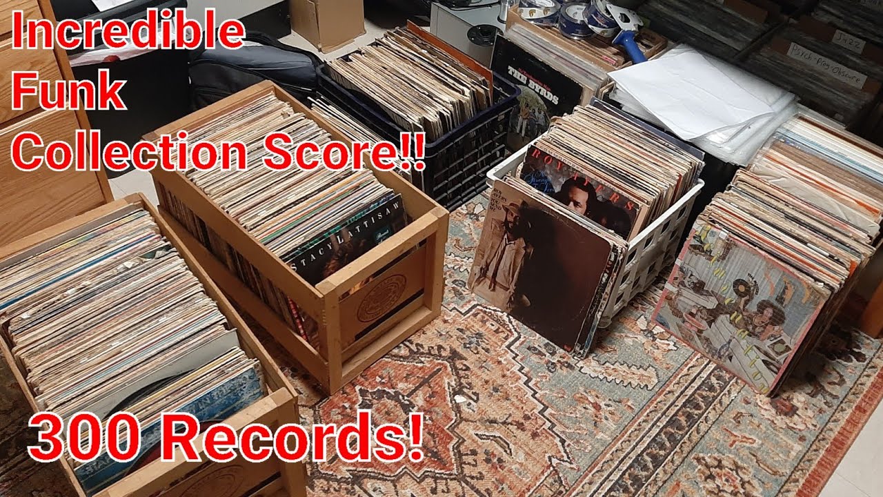 I Bought an Incredible Funk Vinyl Collection! 300 Records! |Vinyl Finds #58|