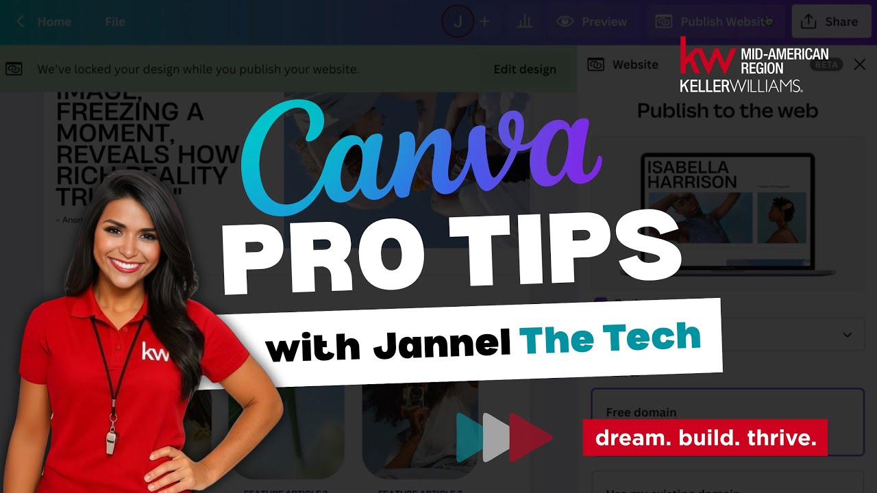 🚀 Canva Pro Tips with Jannel The Tech