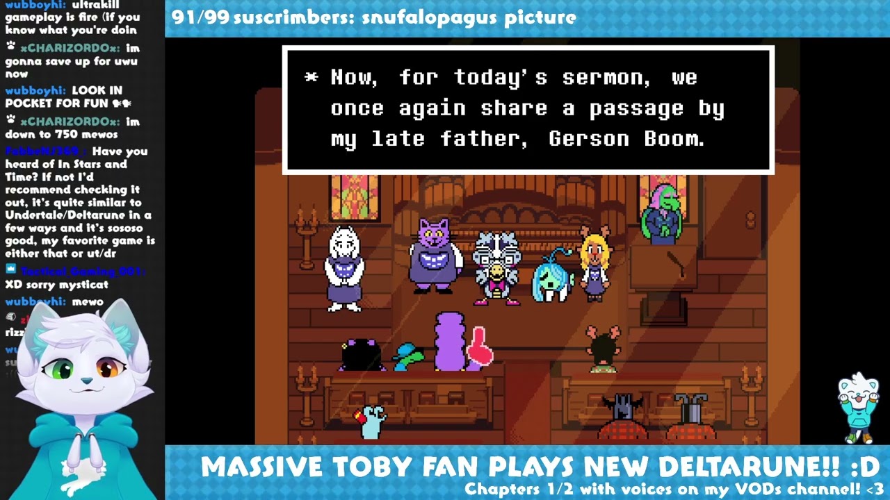 Mysty Plays Deltarune Ch4 BLIND! (+silly voices)