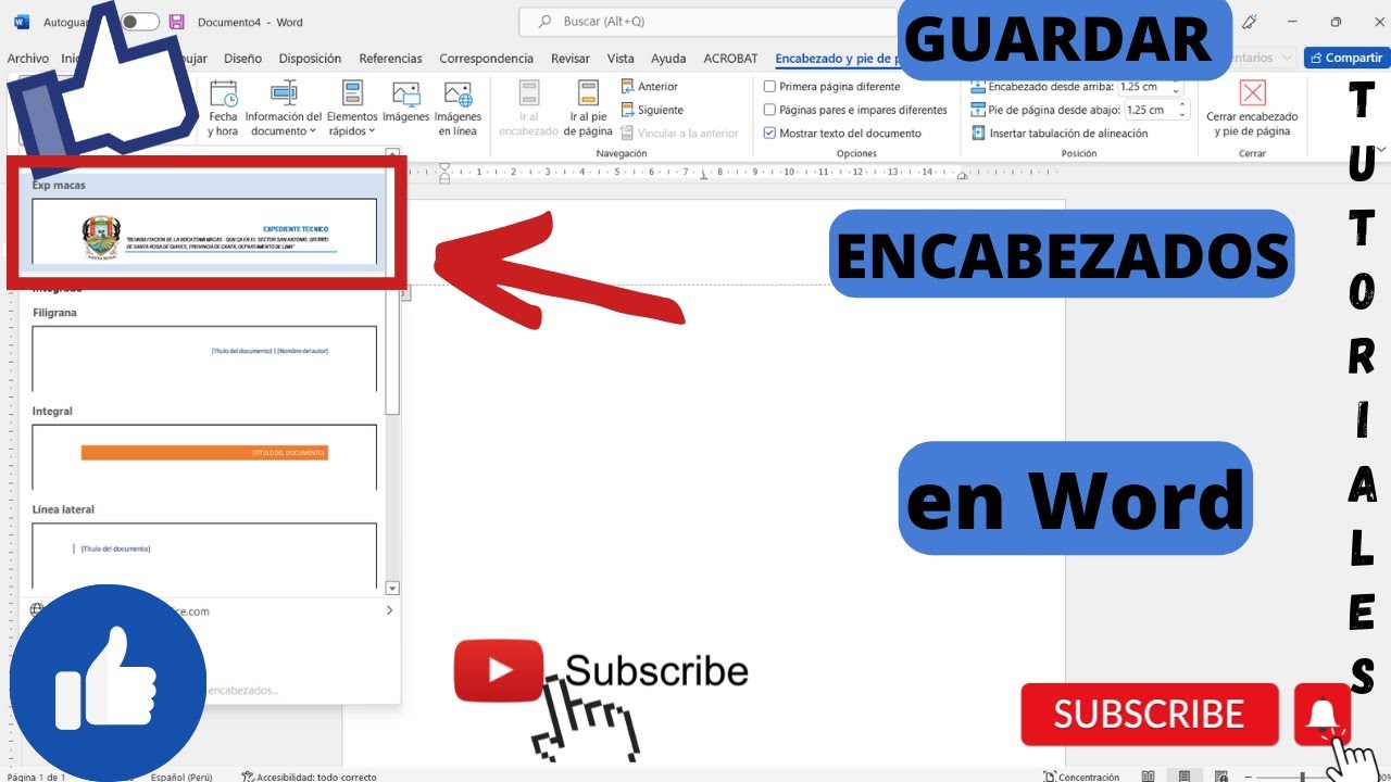 👍ENCABEZADOS autom&aacute;ticos en Word: Ahorra tiempo y esfuerzo 📍