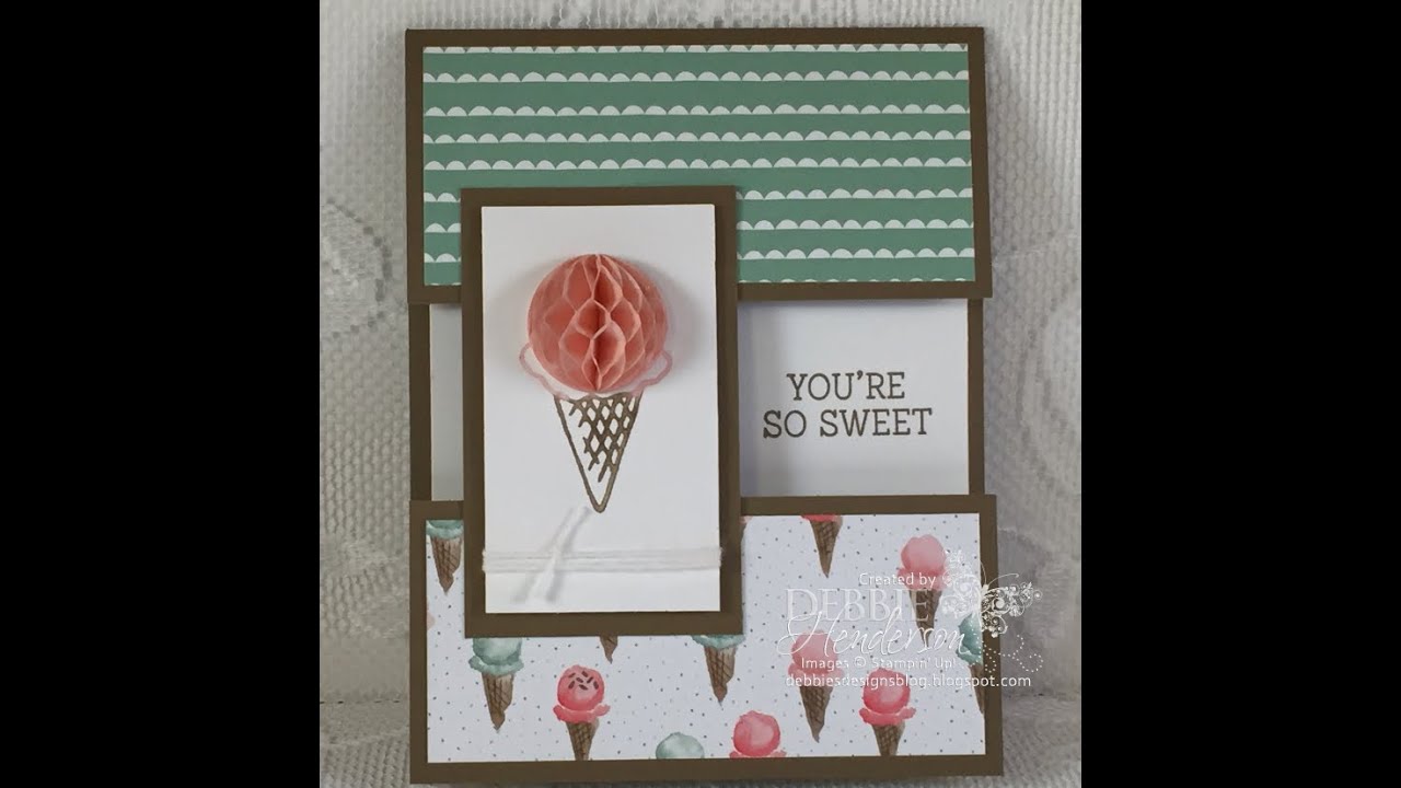 Split Panel Card Fold using Stampin' Up! Products