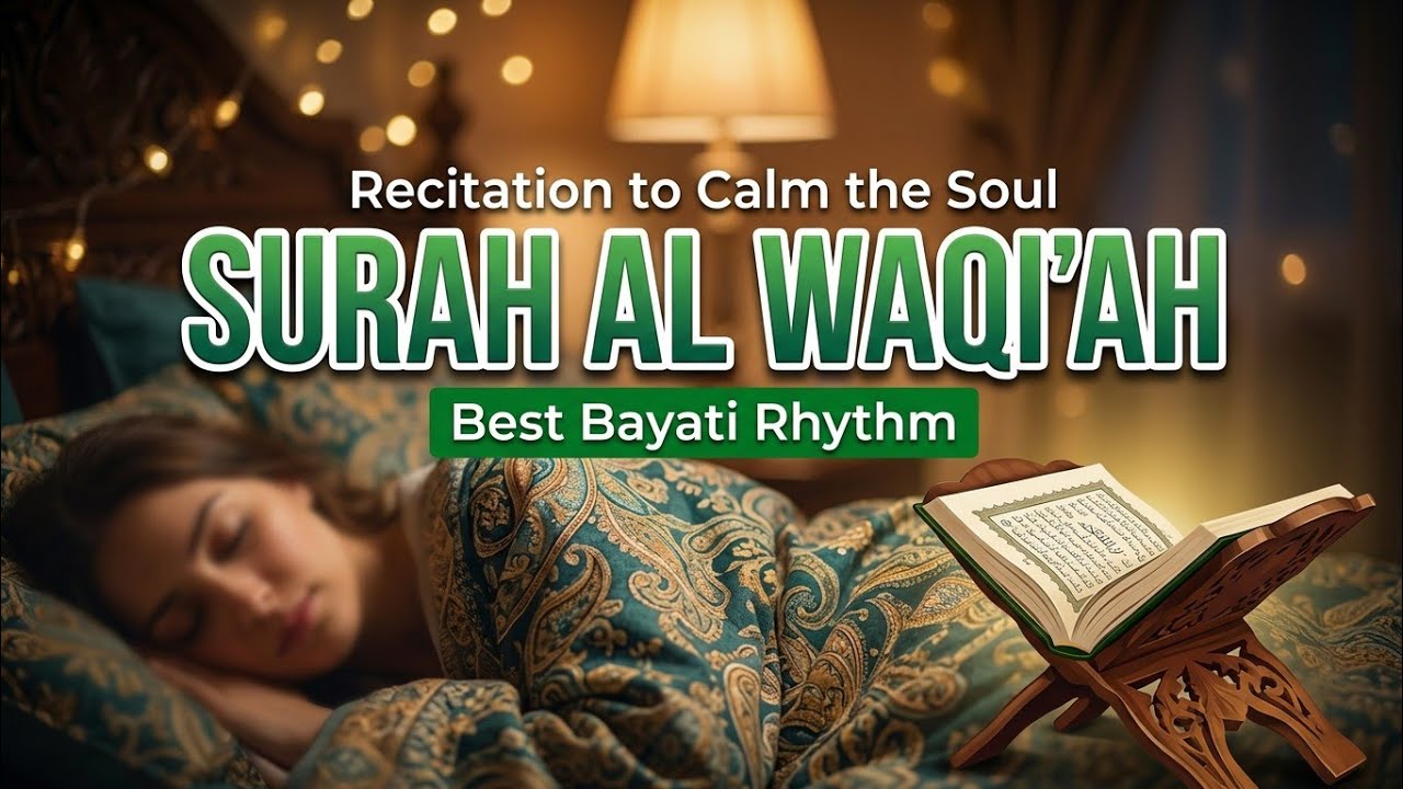 Al Waqiah Recitation | Calm Your Heart & Invite Blessings