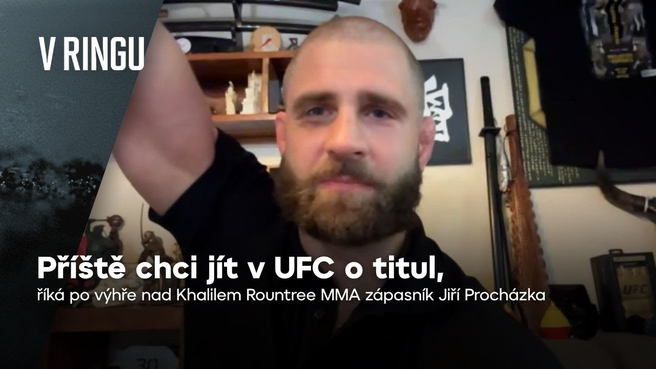 Procházka: Na UFC můžeme vytvářet nátlak. Příště chci jít o titul | V ringu