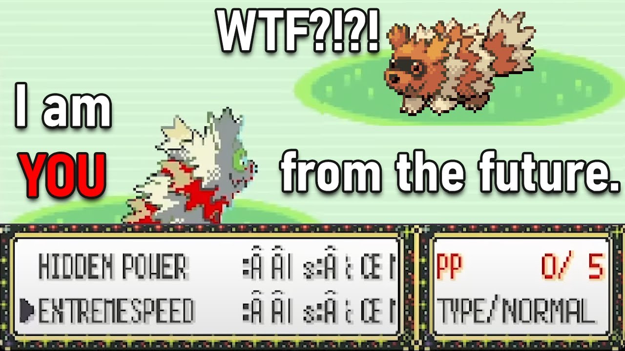 Я сломал Pokemon Emerald ради невероятного Зигзагуна.