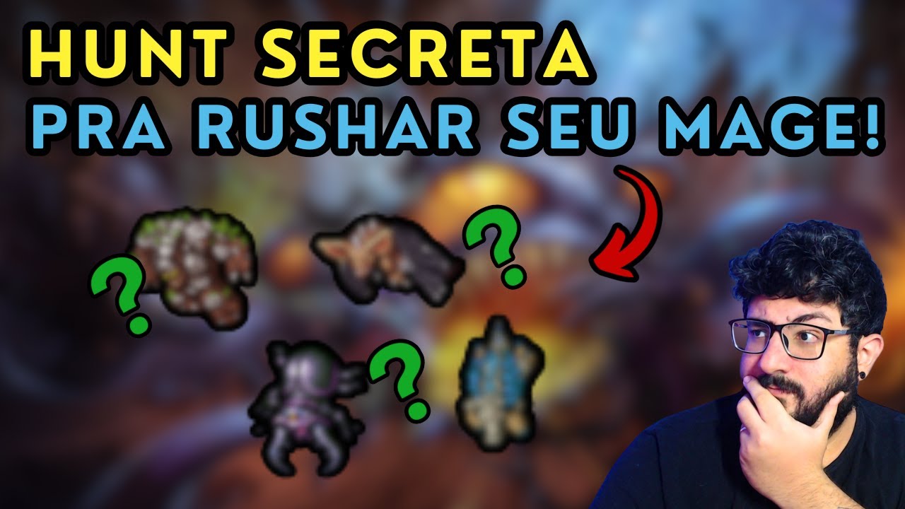 A MELHOR HUNT PRA RUSHAR SEU MAGE 50+ | Middle Spikes | Tibia | 2025