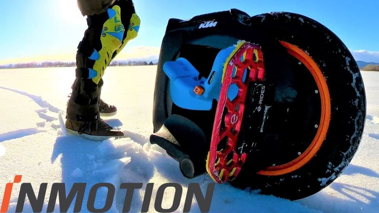 IS THIS THE (BEST ELECTRIC UNICYCLE?) FOR THE $$$? *iNMOTION V12 Ht* ICE AND SNOW TEST!