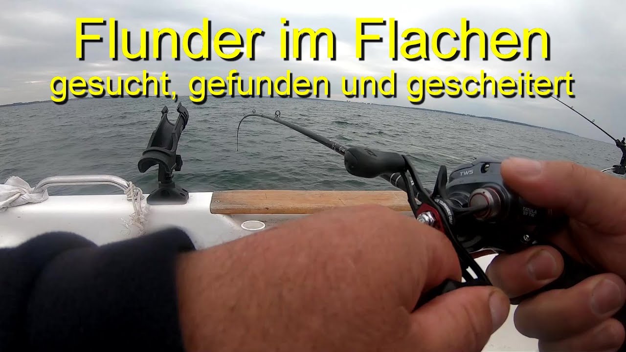 Flunder im Flachen - gesucht, gefunden und gescheitert.