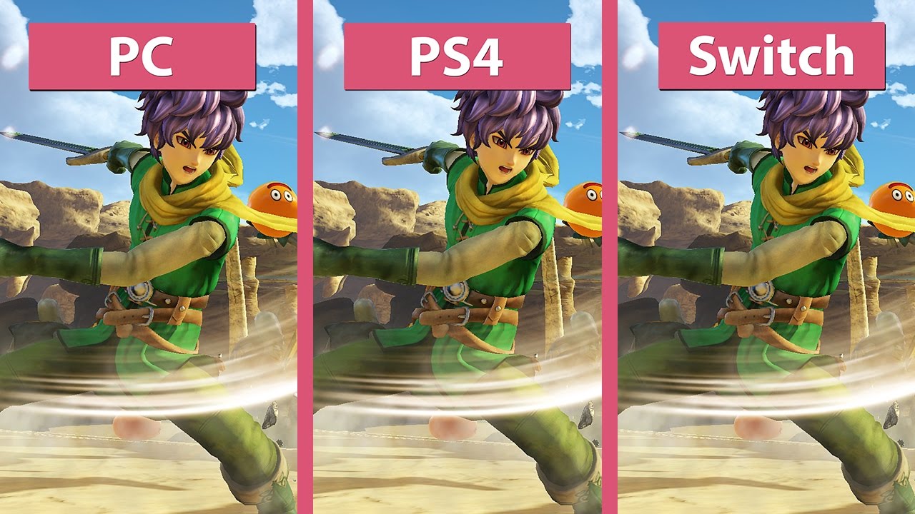 Dragon Quest Heroes 2 – PC vs. PS4 vs. Nintendo Switch Graphics Comparison