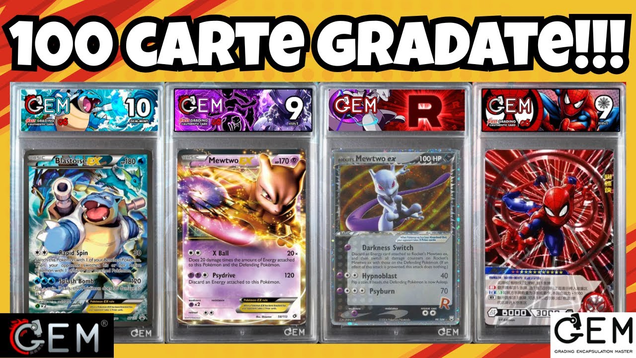 Ho Mandato 100 CARTE POKEMON a GRADARE a GEM: Ecco il Risultato!