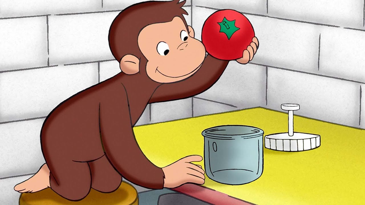 ジョージ、野菜バーガーを作る 🐵 おさるのジョージ