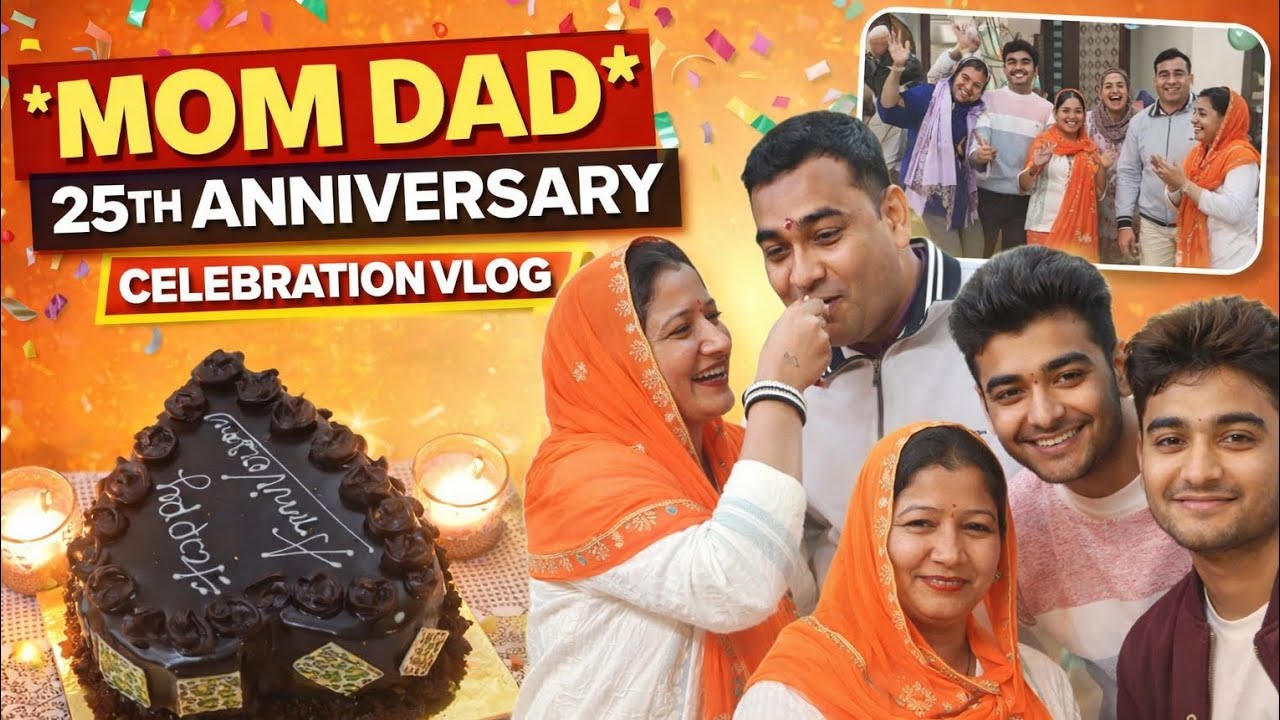 ✨ 25 Saal Ka Pyaar | Mummy Papa Ki Silver Jubilee Anniversary Vlog ✨🙏🙏