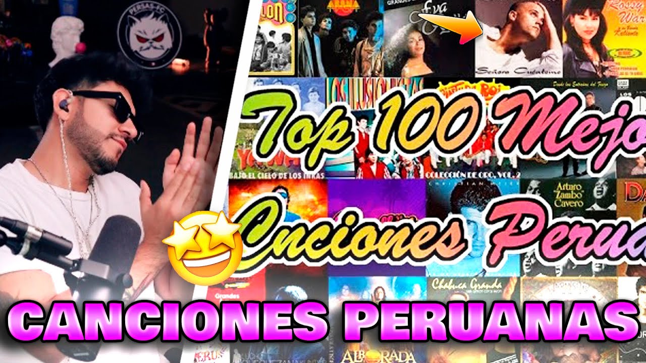 ZEIN REAC...  a LAS 100 MEJORES CANCIONES PERUANAS 💥 INCREIBLE CHECOS