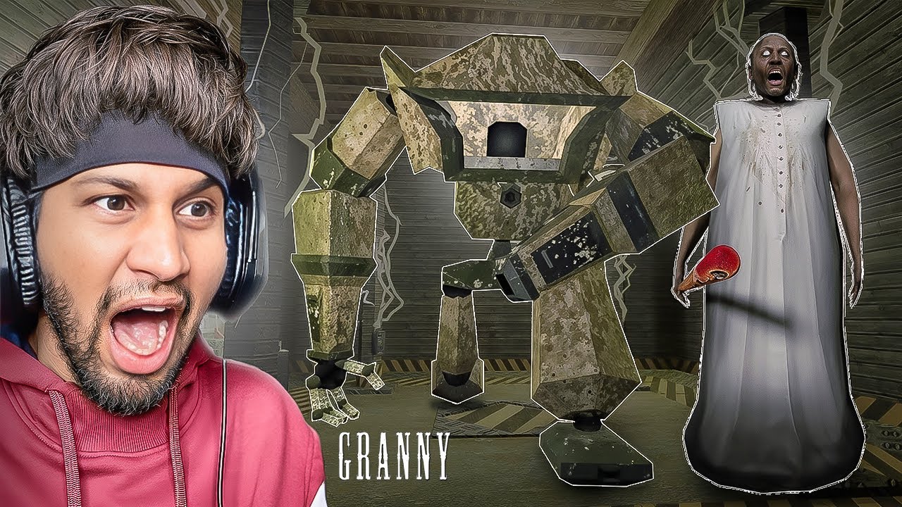 ROBOT ESCAPE FROM GRANNY'S HOUSE | NEW UNOFFICIAL UPDATE